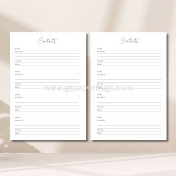 Personalized A5 Spiral Bound Academic Diary Planner